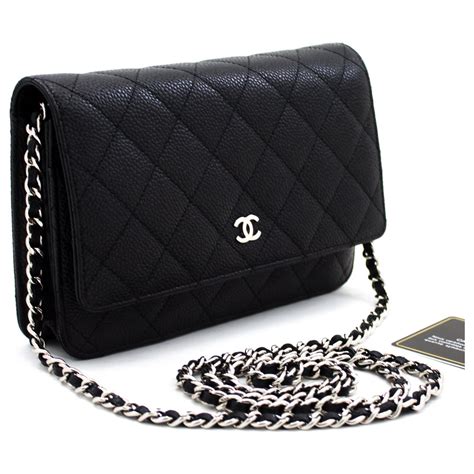 sac chanel wallet on chain noir|Chanel wallet sizes.